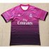 Real Madrid Pink Black 2017/18 Polo Jersey Shirt