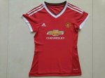Manchester United 2015-16 Home Women's Soccer Jersey