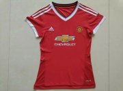 Manchester United 2015-16 Home Women's Soccer Jersey