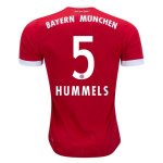 Bayern Munich Home 2017/18 Hummels #5 Soccer Jersey Shirt