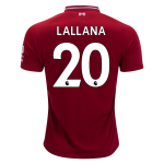 2018/19 Liverpool LALLANA #20 Soccer Jersey Shirt