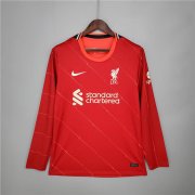 Liverpool 21-22 Home Red Long Sleeve Soccer Jersey Football Shirt