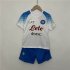 Kids 23/24 Napoli Away White Football Kit (Shirt+Shorts)