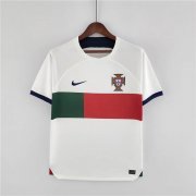 Portugal 2022 World Cup Away White Soccer Jersey Football Shirt