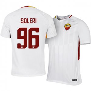 Roma Away 2017/18 Edoardo Soleri #96 Soccer Jersey Shirt