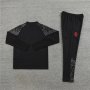 AC Milan 23/24 Black Half Zipper Training Tracksuit