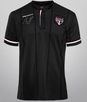 Sao Paulo 2015-16 Black Third Soccer Jersey