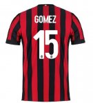 AC Milan Home 2017/18 Gomez #15 Soccer Jersey Shirt