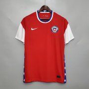 Chile 2020-21 Home Red Soccer Jersey Football Shirt
