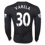 Manchester United LS Third 2015-16 VAREL #30 Soccer Jersey