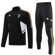 Juventus 22/23 Black Half Zipper Suit