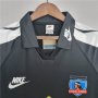 Colo-Colo Retro Soccer Jersey 1995 Black Away Football Shirt