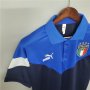 Euro 2020 Italy 20-21 Navy&Blue Polo Shirt