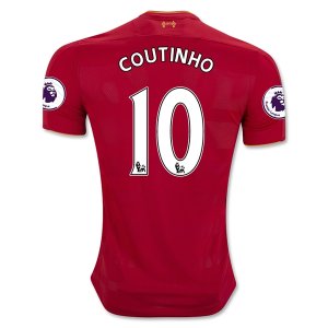 Liverpool Home 2016-17 COUTINHO 10 Soccer Jersey Shirt