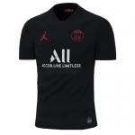 2019-20 PSG Goalkeeper Black Soccer Jersey Shirt