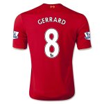 Liverpool 2015-16 Home Soccer Jersey GERRARD #8