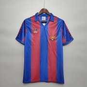 Barcelona FC 90-91 Retro Blue&Red Soccer Jersey Football Shirt