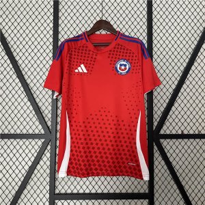 2024 Chile Home Red Soccer Jersey Football Shirt