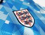 1990 England Light Blue Retro Soccer Jersey Football Shirt