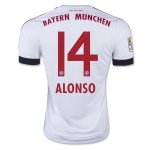 Bayern Munich Away 2015-16 PIZZARO #14 Soccer Jersey