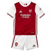 20-21 Arsenal Kids Home Red Jersey Kit (Shirt+Shorts)