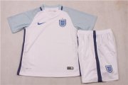 Kids England Euro 2016 Home Soccer Kit(Shirt+Shorts)