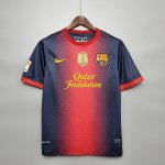 Barcelona FC 12-13 Retro Blue&Red Soccer Jersey Football Shirt