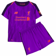 Kids Liverpool Away 2018/19 Soccer Suits (Shirt+Shorts)