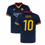 2019-20 AS Roma Third Navy #10 TOTTI Soccer Shirt Jersey