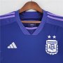 Argentina World Cup 2022 Away Blue Soccer Jersey Football Shirt