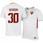 Roma Away 2017/18 Gerson Santos da Silva #30 Soccer Jersey Shirt