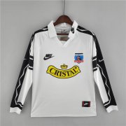 Colo-Colo Retro Soccer Jersey 1995 Home Long Sleeve Football Shirt