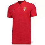 Cheap AS Monaco FC Soccer Jersey Football Shirt 2017/18 Red Polo Shirt