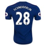Manchester United Away 2016-17 SCHNEIDERLIN 28 Soccer Jersey Shirt