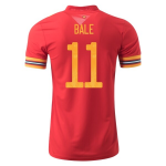 Wales Euro 2020 Home #11 BALE Soccer Jersey Shirt