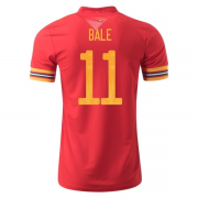 Wales Euro 2020 Home #11 BALE Soccer Jersey Shirt