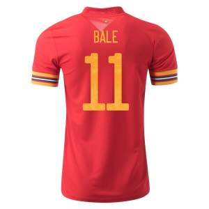 Wales Euro 2020 Home #11 BALE Soccer Jersey Shirt