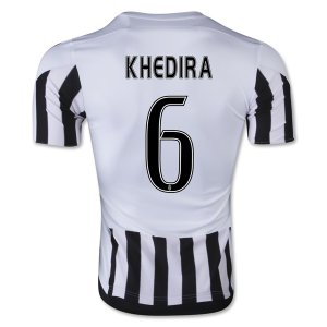 Juventus 2015-16 Home KHEDIRA #6 Soccer Jersey