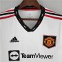 Manchester United 22/23 Away Kit White Soccer Jersey Football Shirt