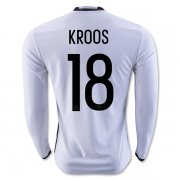 Germany LS Home 2016 KROOS #18 Soccer Jersey