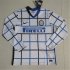 Inter Milan 20-21 Away White Long Sleeve Soccer Jersey Football Shirt