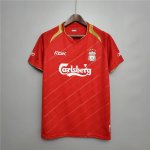 05/06 Liverpool Retro Red Soccer Jersey Football Shirt