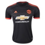 Manchester United 2015-16 Third Balck Soccer Jersey