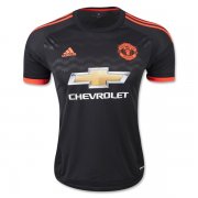 Manchester United 2015-16 Third Balck Soccer Jersey