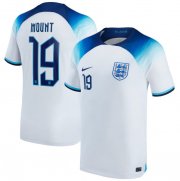 England World Cup 2022 Home Kit MOUNT Soccer Shirt White Football Shirt