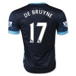 Manchester City Away 2015-16 DE BRUYNE #17 Soccer Jersey