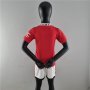 Kids Manchester United 22/23 Home Red Soccer Kit (Shirt+Shorts)