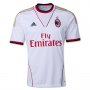 13-14 AC Milan #18 Montolivio Away White Soccer Shirt
