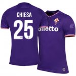 Fiorentina Home 2017/18 #25 Federico Chiesa Soccer Jersey Shirt