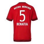 Bayern Munich 2015-16 Home BENATIA #5 Soccer Jersey